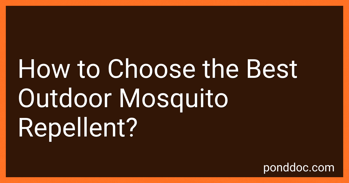 How to Choose the Best Outdoor Mosquito Repellent? image