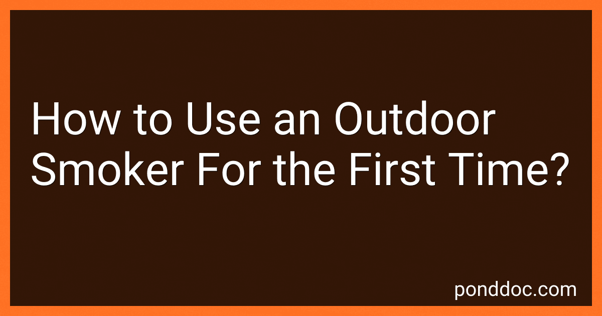 How to Use an Outdoor Smoker For the First Time? image