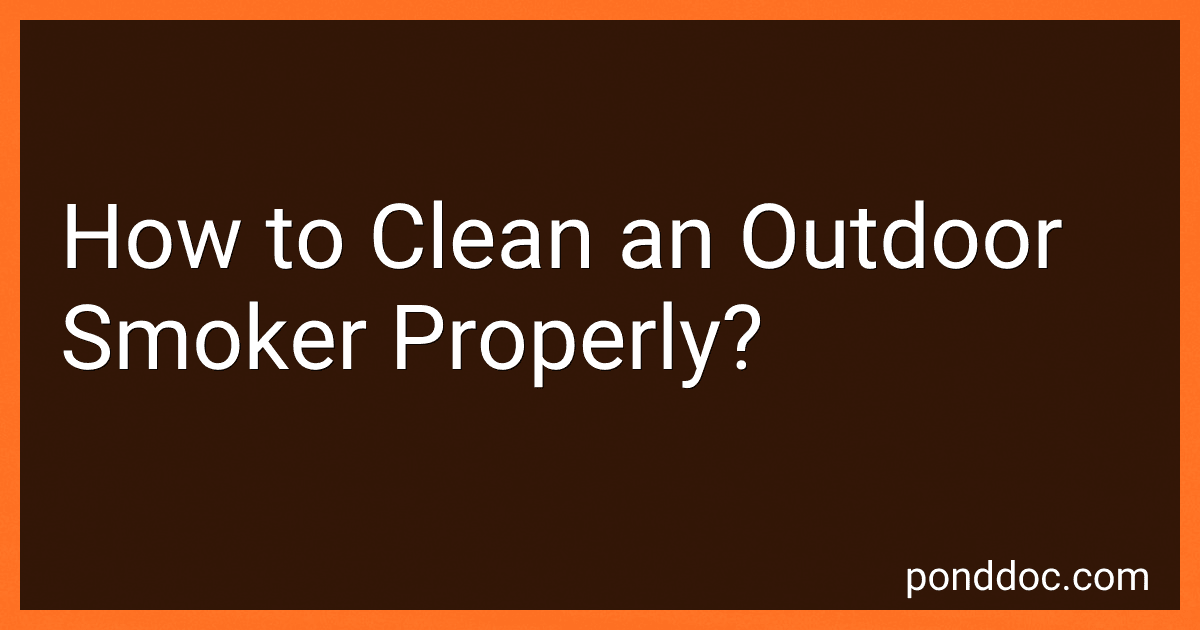 How to Clean an Outdoor Smoker Properly? preview
