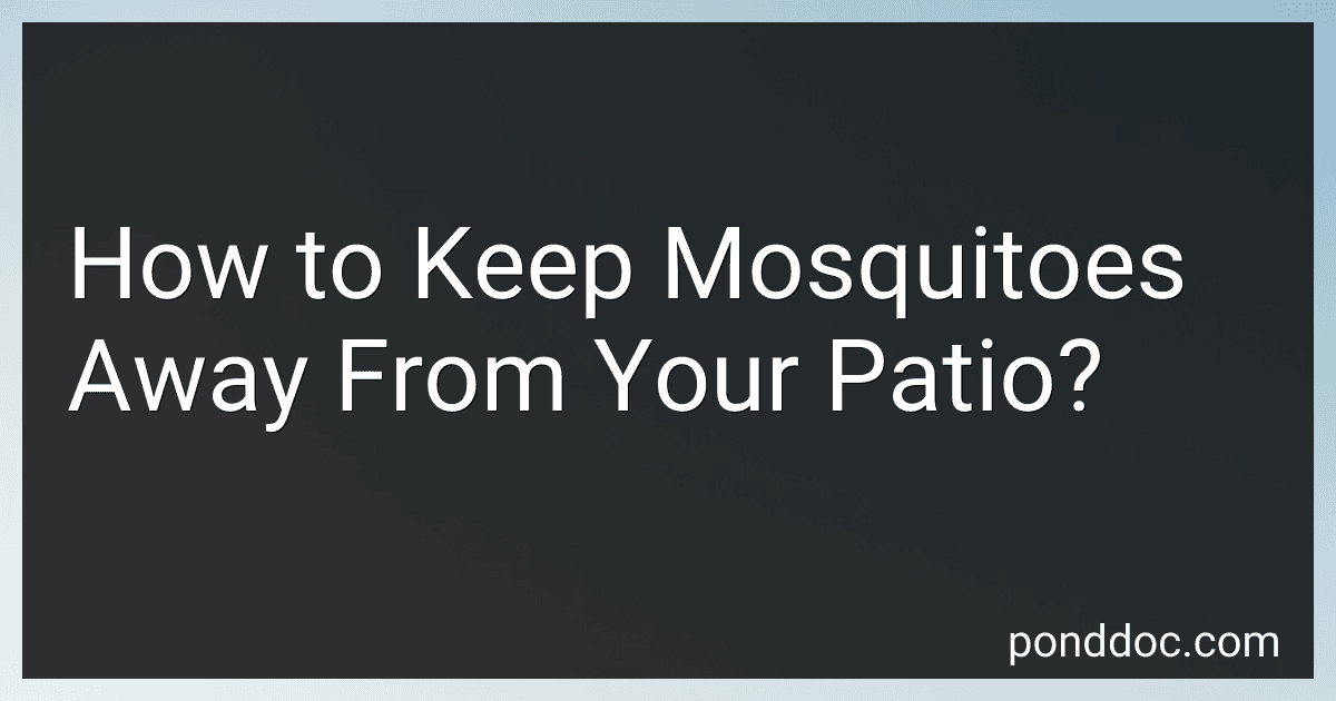 How to Keep Mosquitoes Away From Your Patio? image