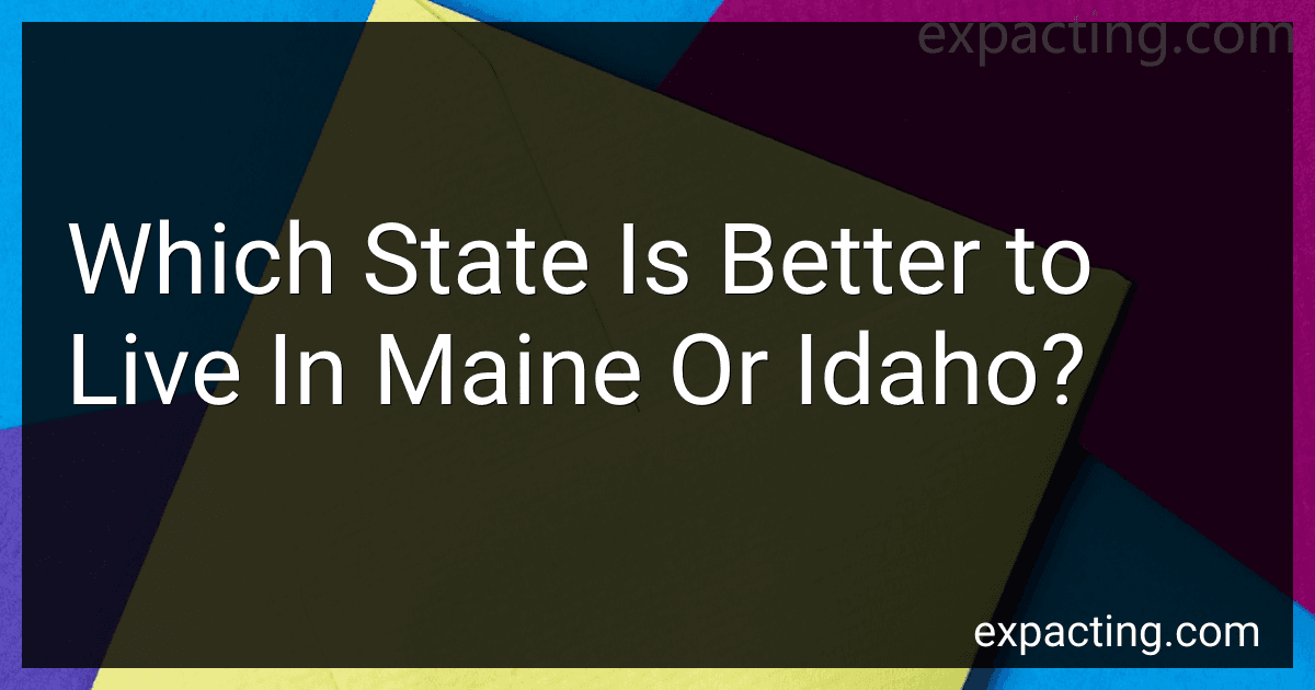 Which State Is Better to Live In Maine Or Idaho? preview