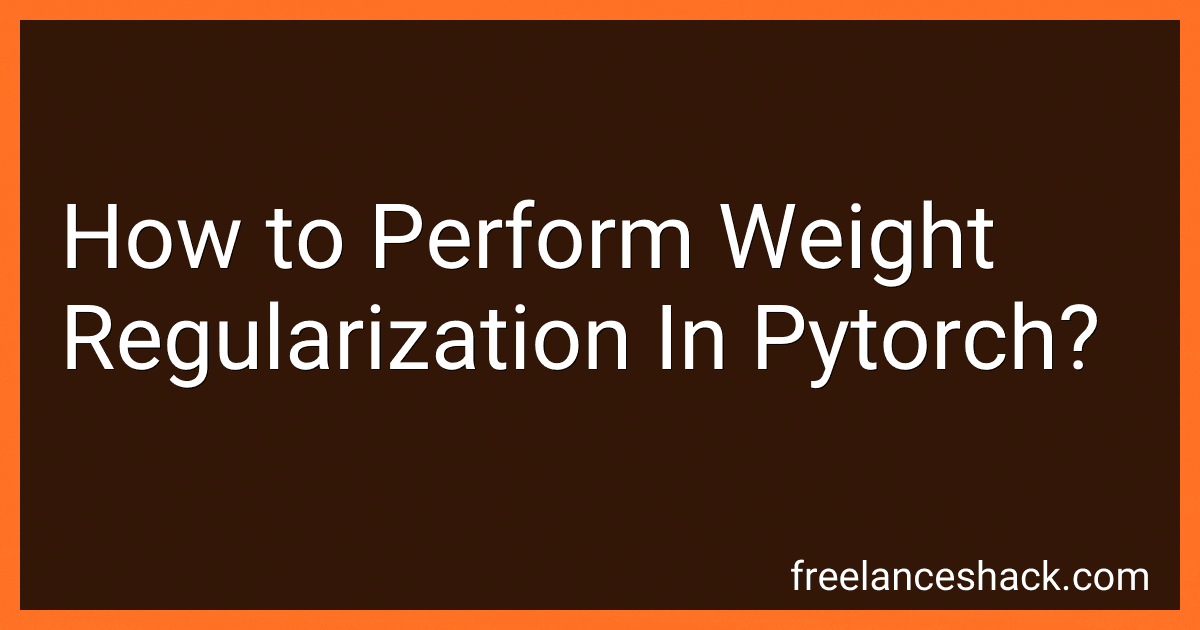 How to Perform Weight Regularization In Pytorch? preview