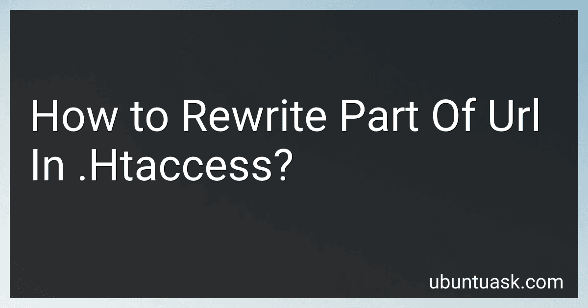 How to Rewrite Part Of Url In .Htaccess? image
