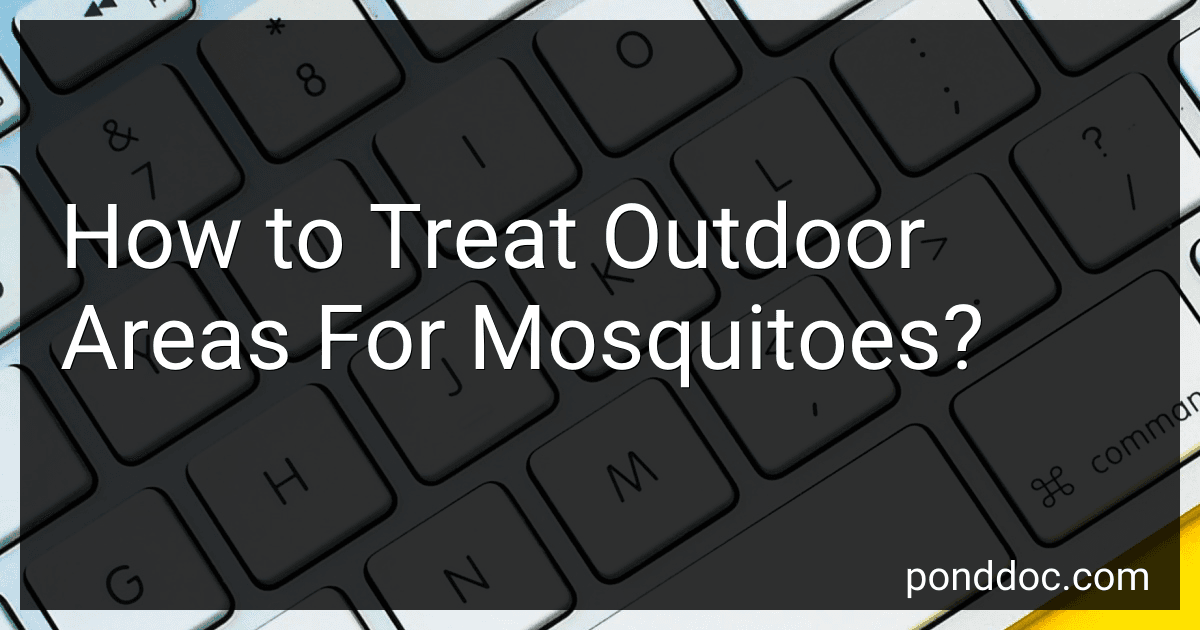 How to Treat Outdoor Areas For Mosquitoes? image