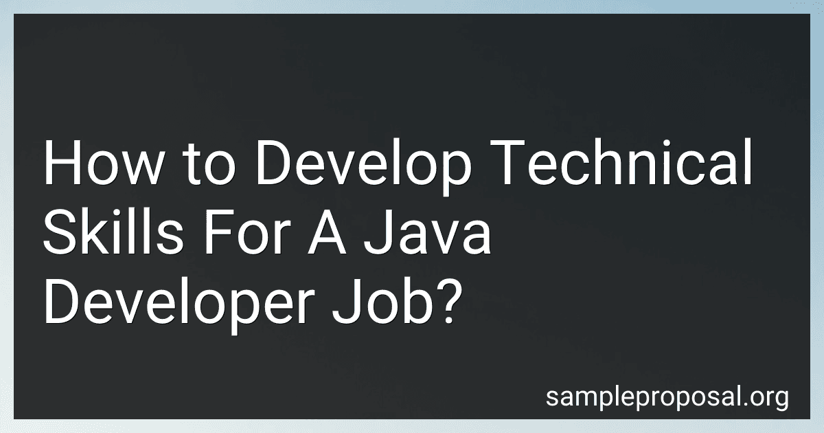 How to Develop Technical Skills For A Java Developer Job? image