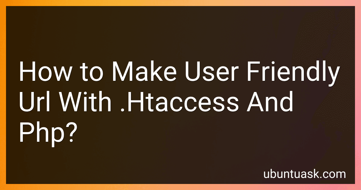 How to Make User Friendly Url With .Htaccess And Php? image
