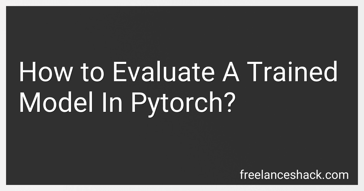 How to Evaluate A Trained Model In Pytorch? image