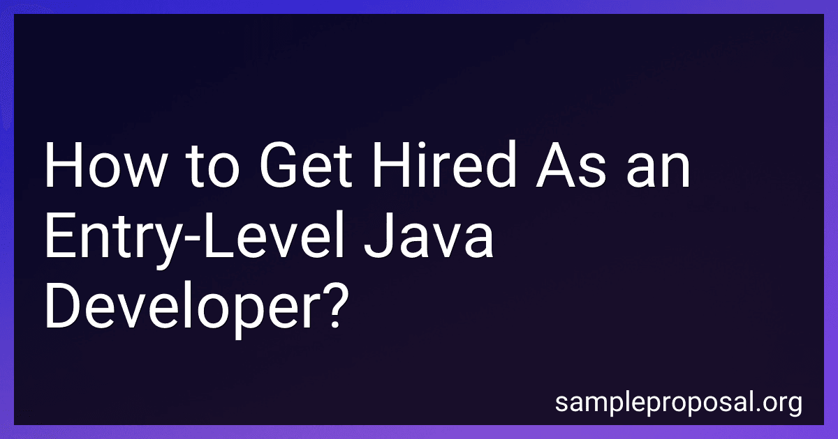 How to Get Hired As an Entry-Level Java Developer? image
