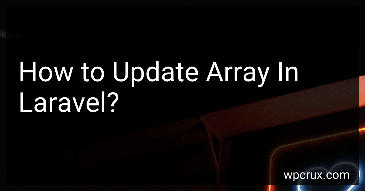 How to Update Array In Laravel? image