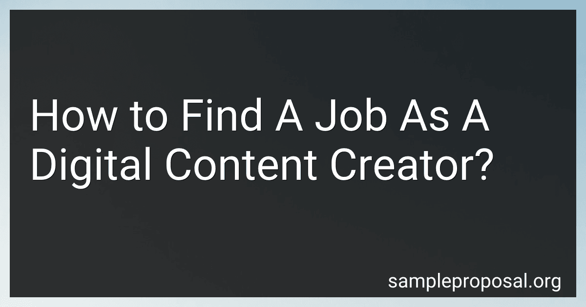 How to Find A Job As A Digital Content Creator? image