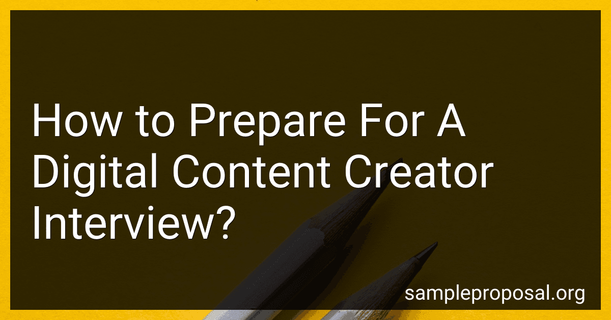 How to Prepare For A Digital Content Creator Interview? image