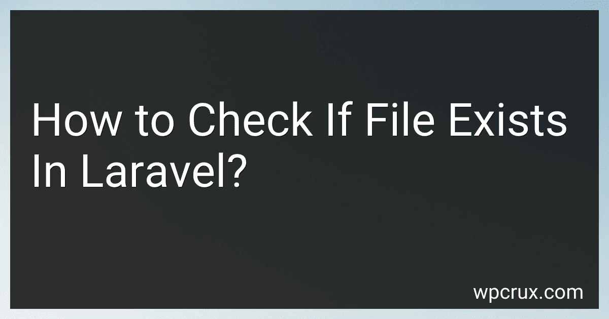 How to Check If File Exists In Laravel? image