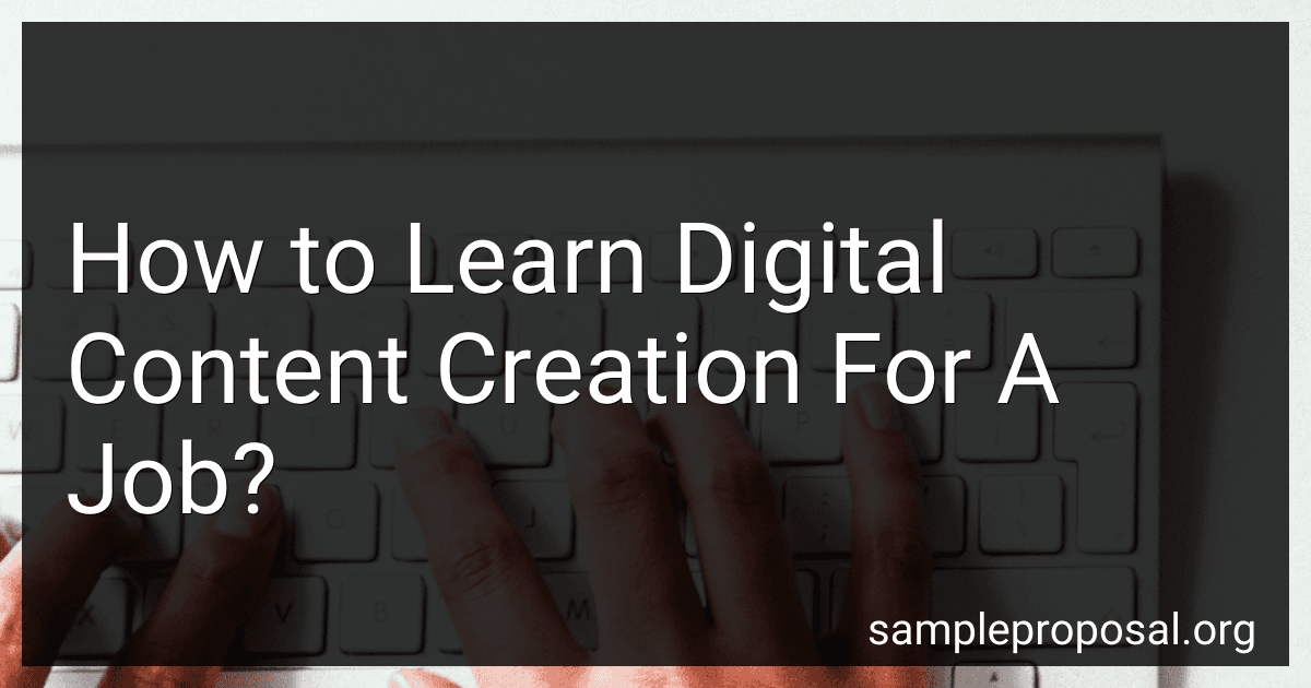 How to Learn Digital Content Creation For A Job? image