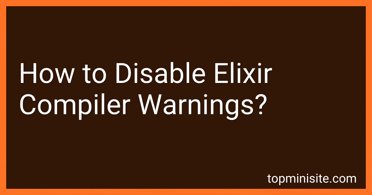 How to Disable Elixir Compiler Warnings? image