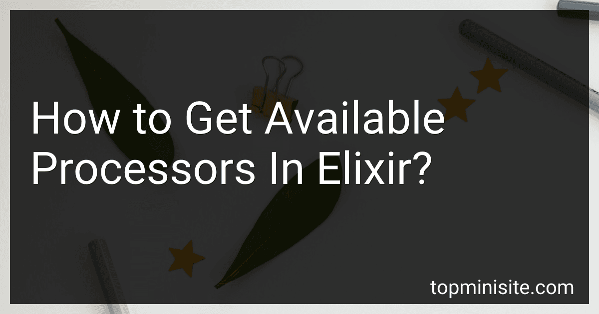 How to Get Available Processors In Elixir? image
