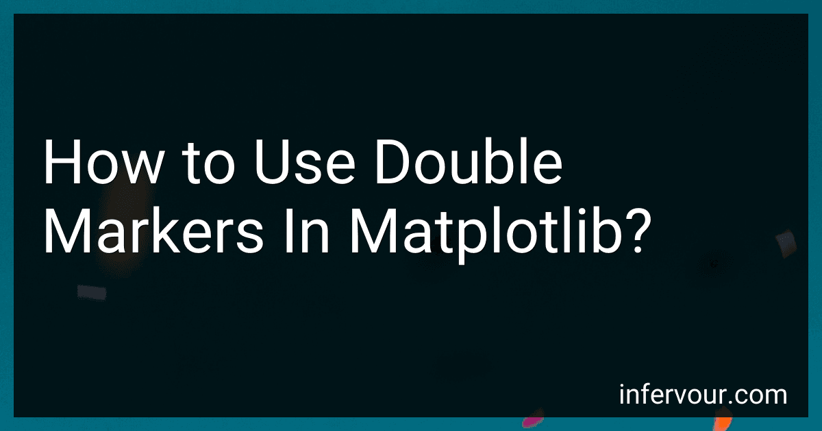 How to Use Double Markers In Matplotlib? preview