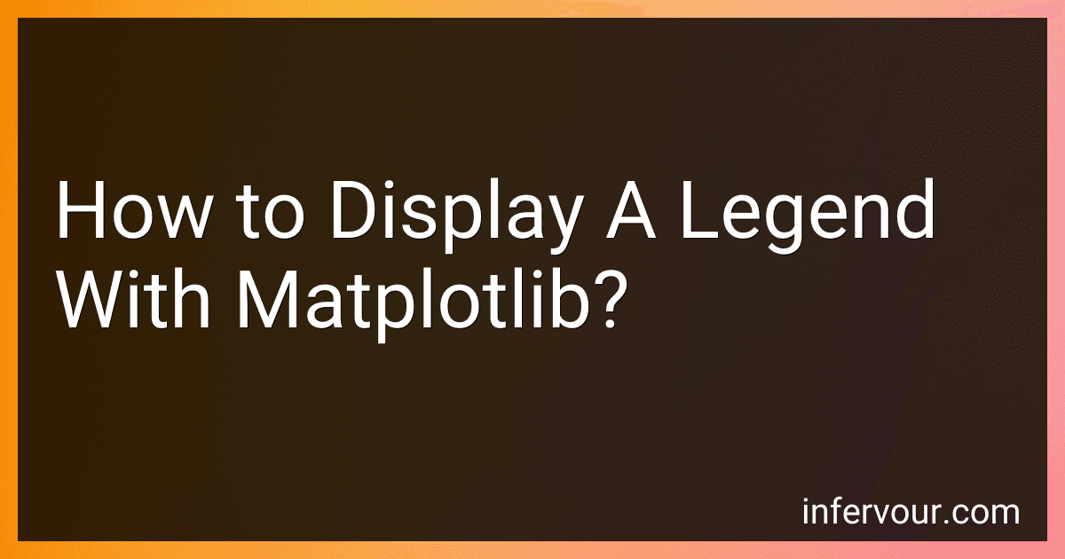 How to Display A Legend With Matplotlib? preview