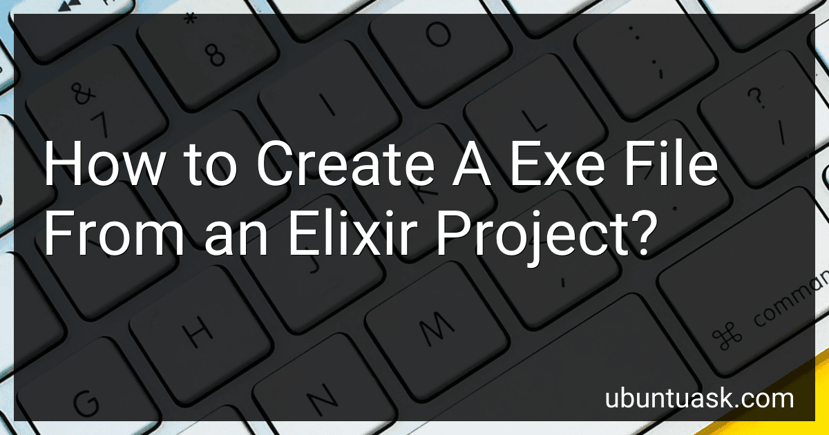 How to Create A Exe File From an Elixir Project? image