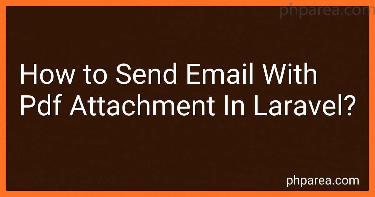 How to Send Email With Pdf Attachment In Laravel? image