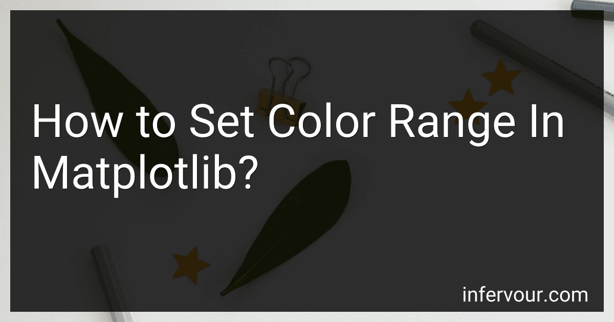 How to Set Color Range In Matplotlib? preview