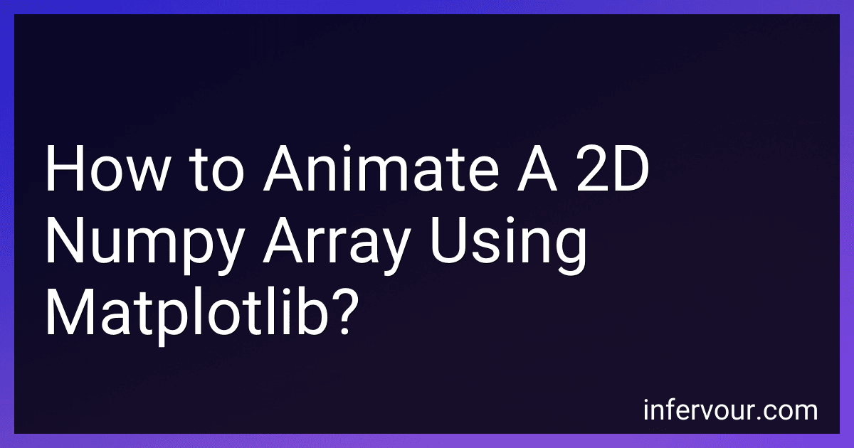 How to Animate A 2D Numpy Array Using Matplotlib? preview
