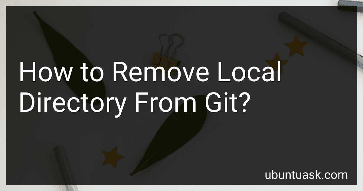 How to Remove Local Directory From Git? image