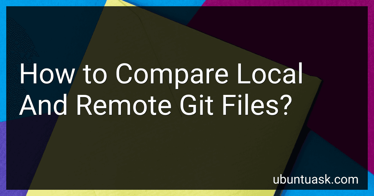 How to Compare Local And Remote Git Files? image
