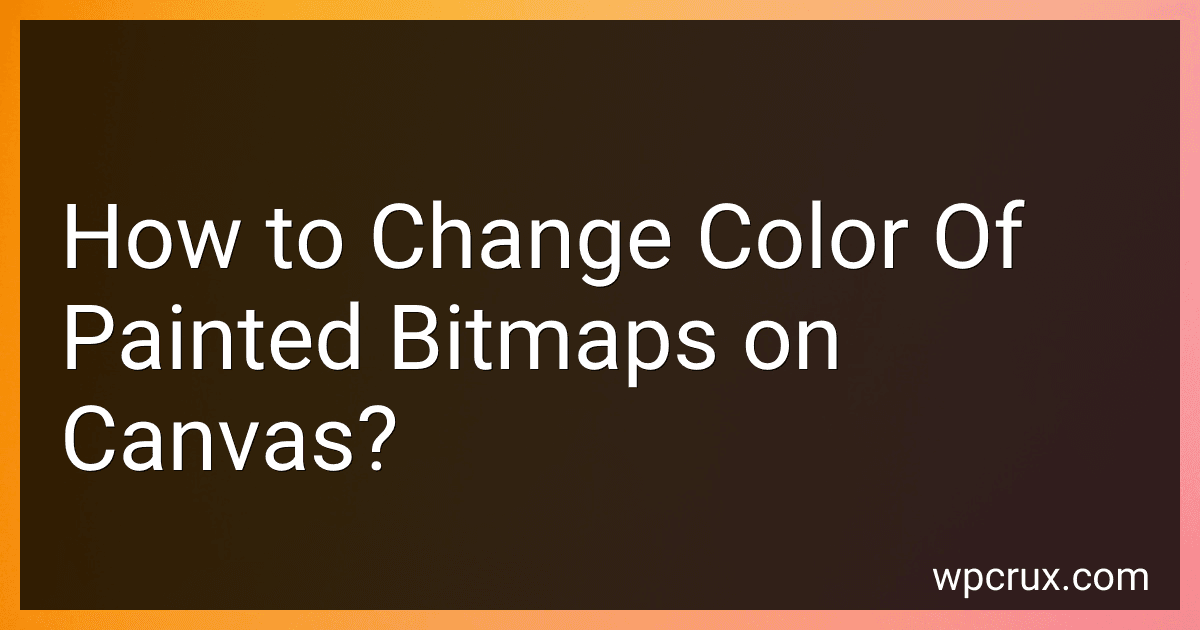 How to Change Color Of Painted Bitmaps on Canvas? image