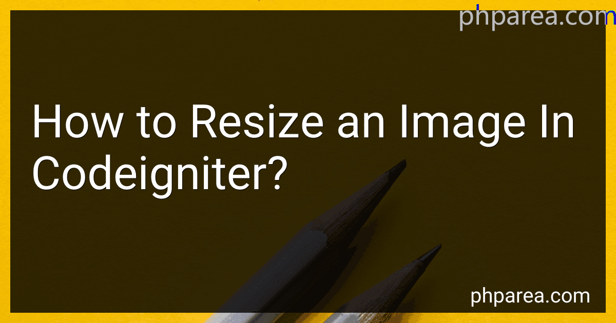 How to Resize an Image In Codeigniter? preview