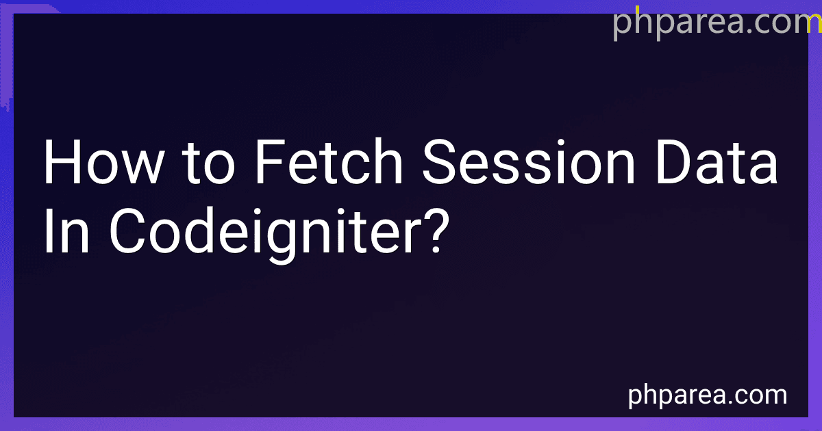 How to Fetch Session Data In Codeigniter? image