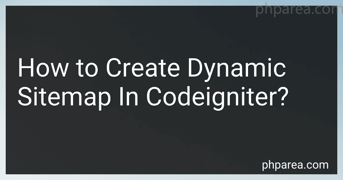 How to Create Dynamic Sitemap In Codeigniter? preview