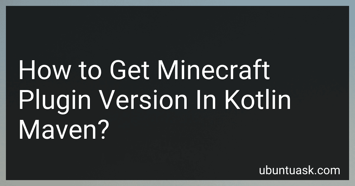 How to Get Minecraft Plugin Version In Kotlin Maven? image