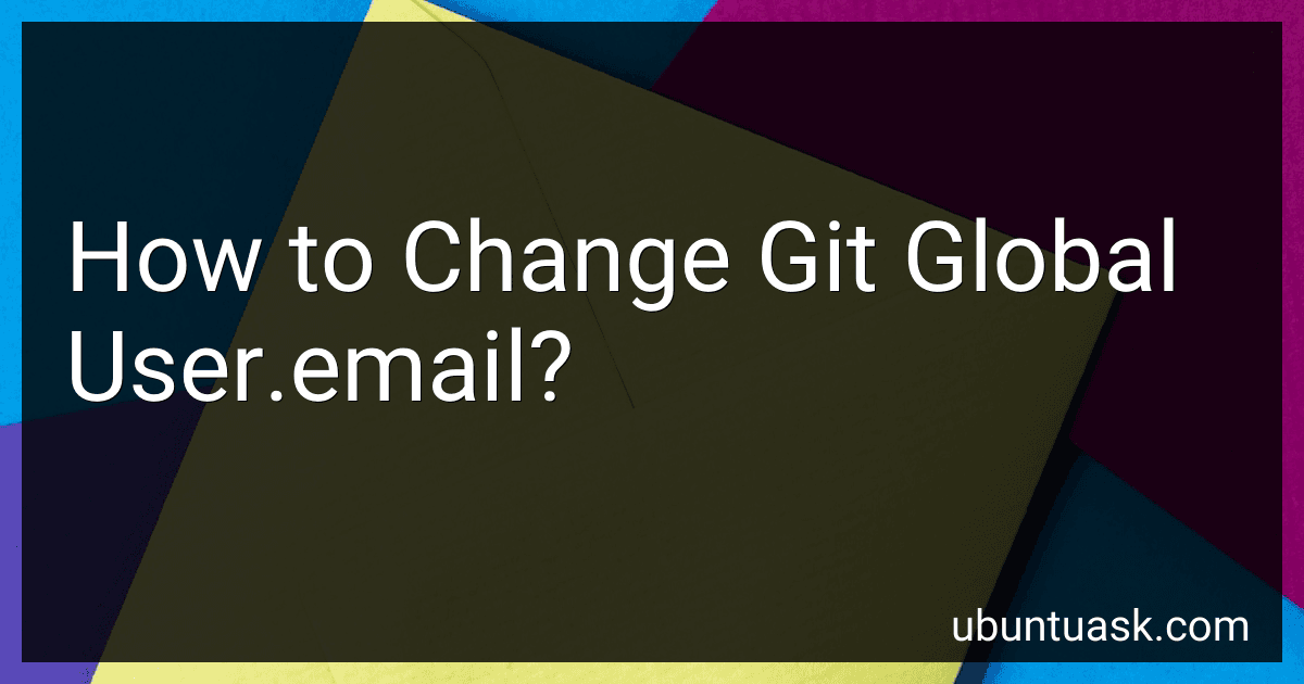 How to Change Git Global User.email? image