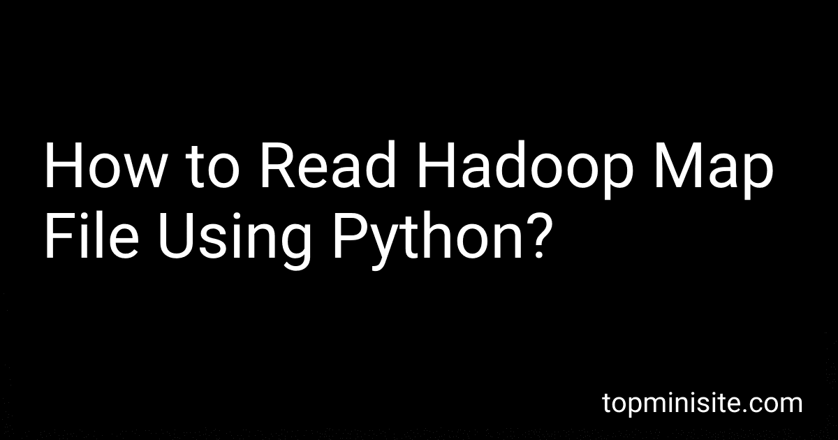 How to Read Hadoop Map File Using Python? image