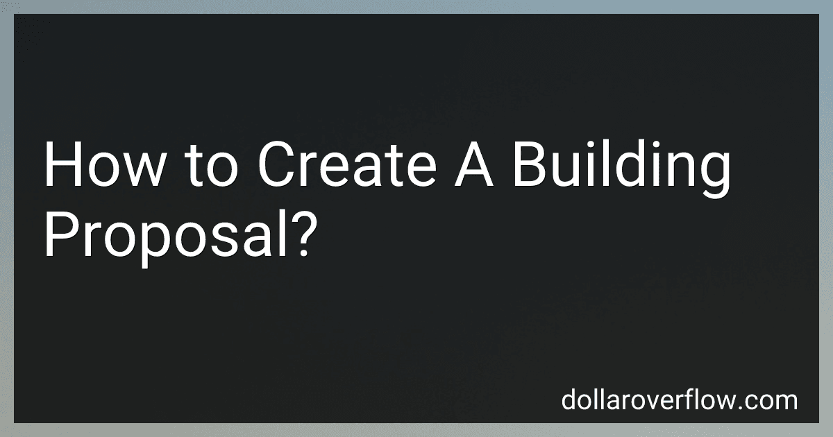 How to Create A Building Proposal? image