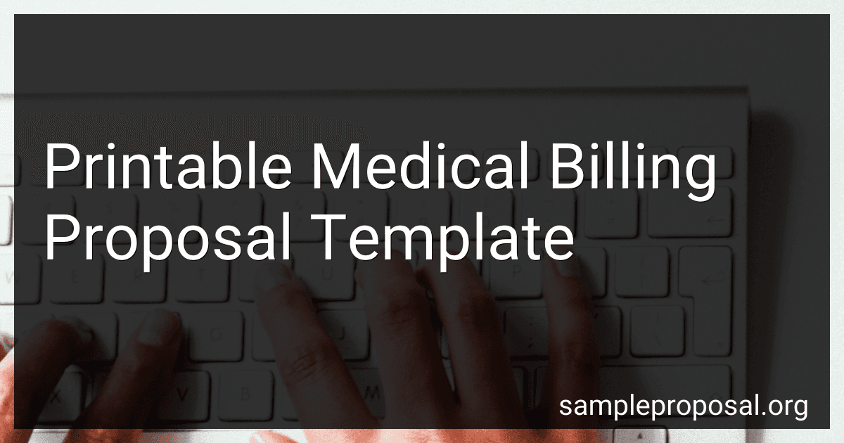 Printable Medical Billing Proposal Template image