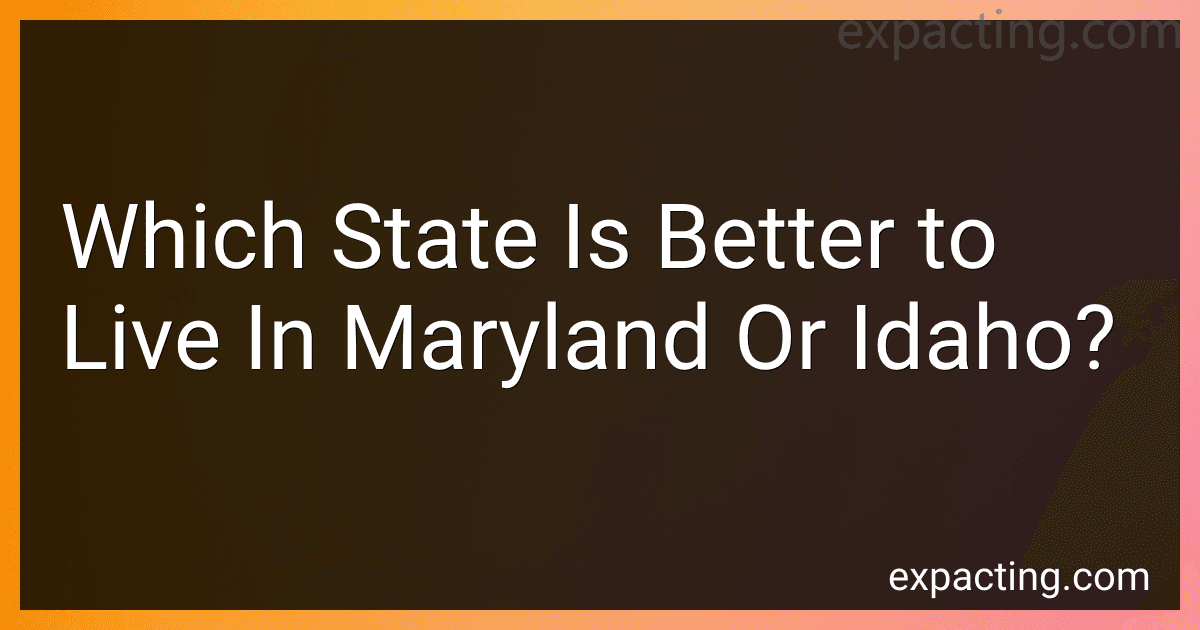 Which State Is Better to Live In Maryland Or Idaho? preview