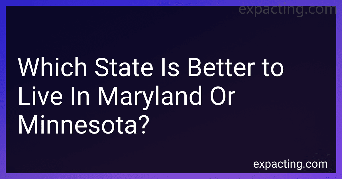 Which State Is Better to Live In Maryland Or Minnesota? preview