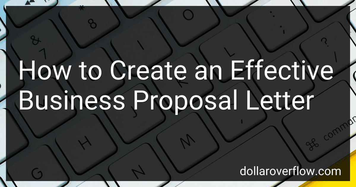 How to Create an Effective Business Proposal Letter image