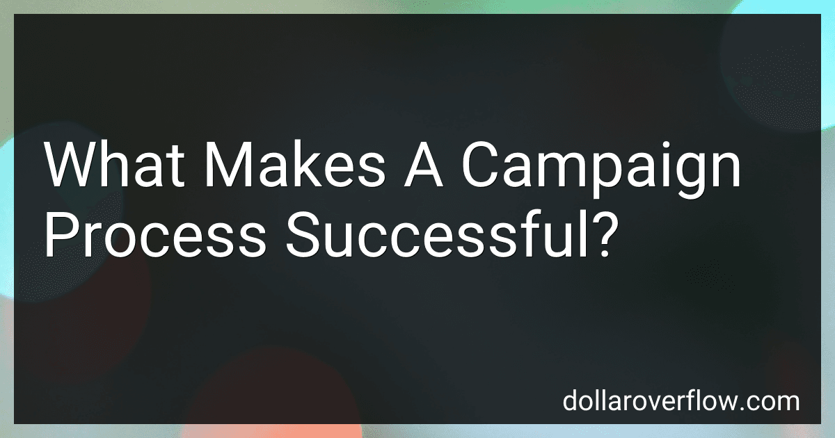 What Makes A Campaign Process Successful? image