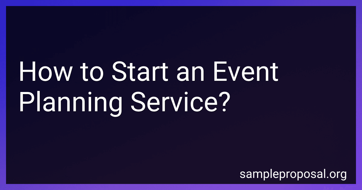 How to Start an Event Planning Service? image
