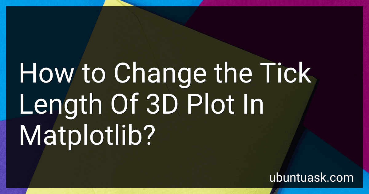 How to Change the Tick Length Of 3D Plot In Matplotlib? image