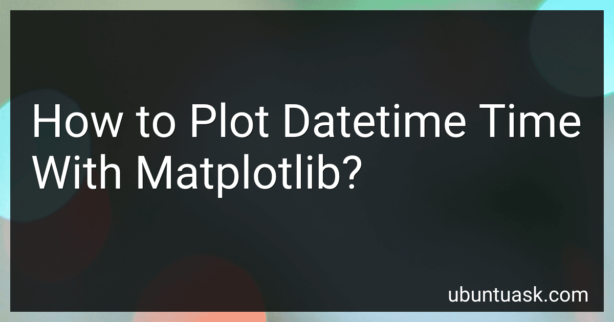 How to Plot Datetime Time With Matplotlib? image