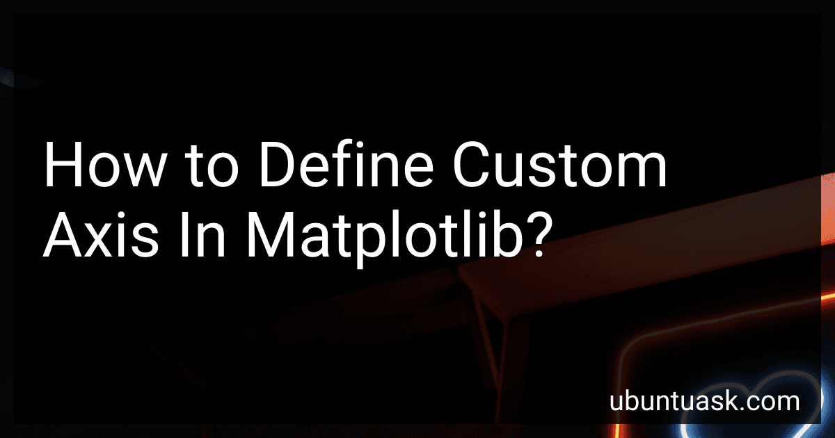How to Define Custom Axis In Matplotlib? preview