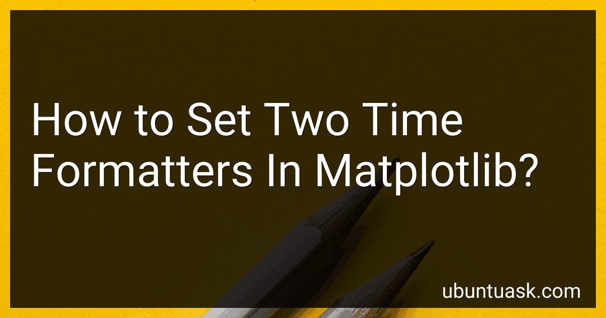 How to Set Two Time Formatters In Matplotlib? image