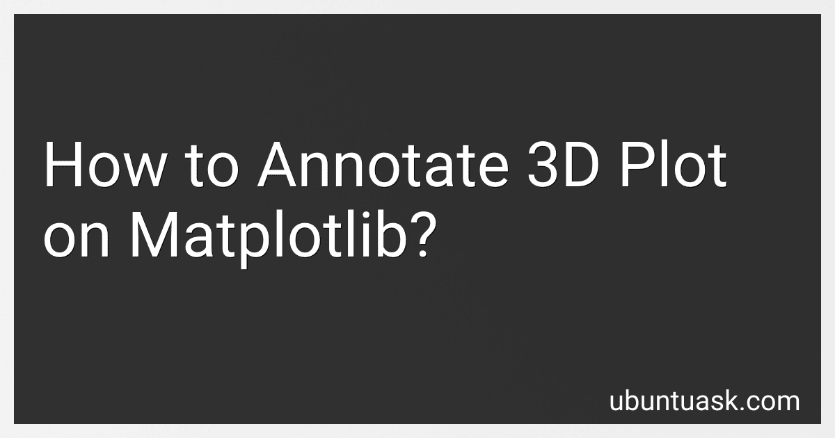 How to Annotate 3D Plot on Matplotlib? preview