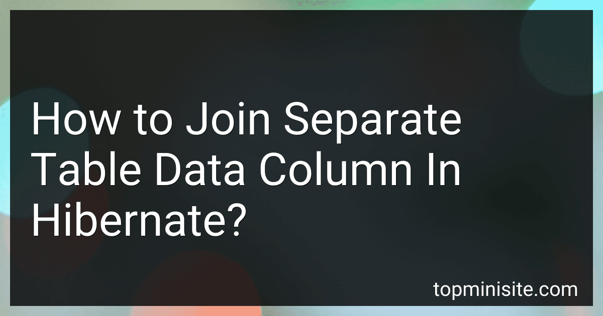 How to Join Separate Table Data Column In Hibernate? image