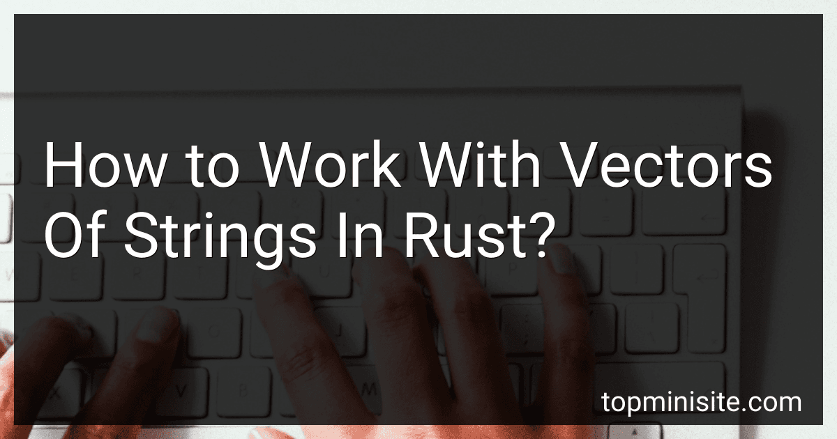 How to Work With Vectors Of Strings In Rust? image