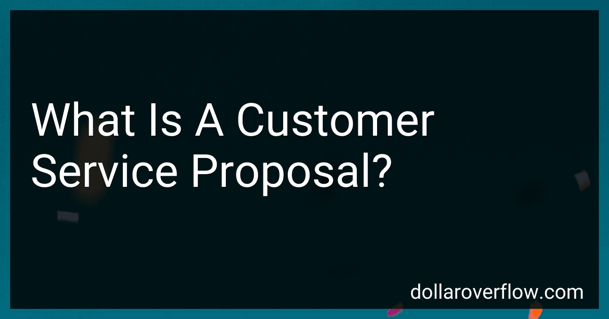 What Is A Customer Service Proposal? image
