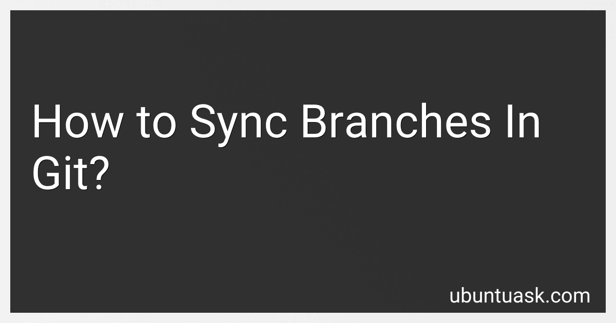 How to Sync Branches In Git? preview